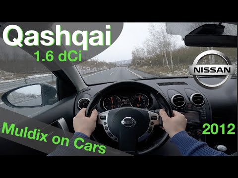 Nissan Qashqai (2012) 1.6 dCi (96 kW) POV Test Drive + Acceleration 0-180 km/h