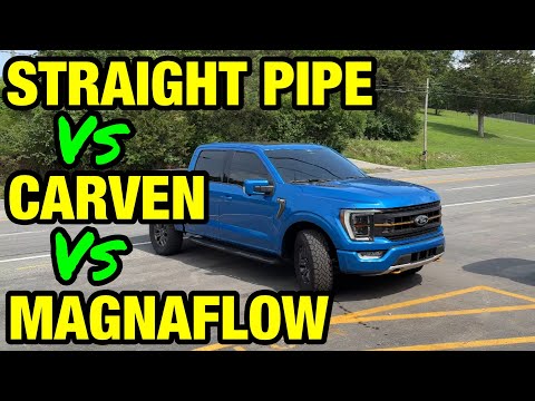 Ford F-150 3.5L Ecoboost: STRAIGHT PIPE Vs CARVEN Vs MAGNAFLOW!