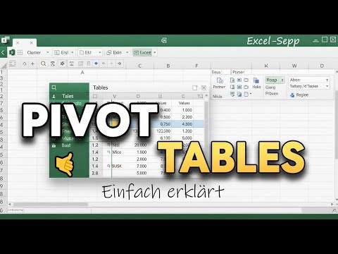 EXCEL-SEPP | Pivot Tables - Die Grundlagen einfach erklärt