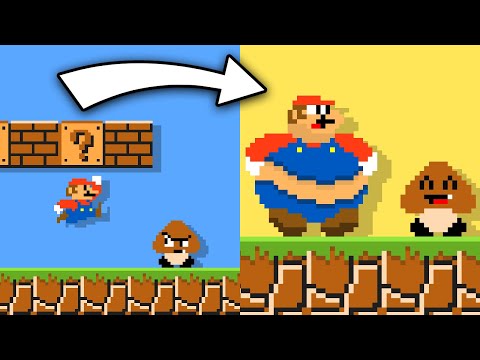 Mario, but Jumping makes him FAT?! - BTG Reacts to FUNNY Mario videos!