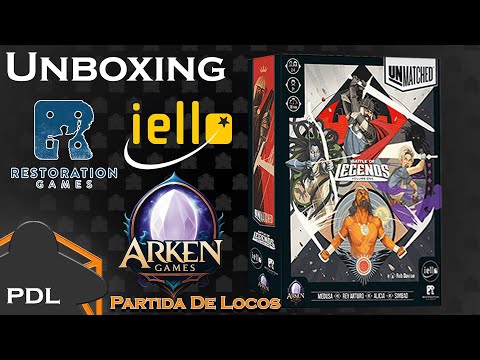 Unmatched Battle of Legends Volume 1 | Unboxing | Iello | Restoration | Arken | Partida de Locos