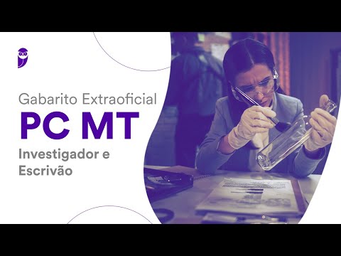 Gabarito Extraoficial PC MT - Investigador e Escrivão