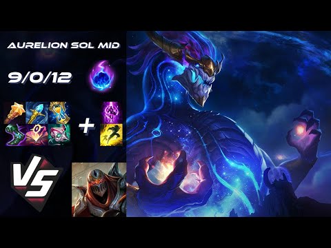 MID Aurelion Sol vs Zed - NA Challenger Patch 14.9