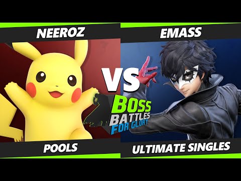 BOSS BATTLES: FG - Neeroz (Pikachu) Vs. eMass (Joker) SSBU Ultimate Tournament