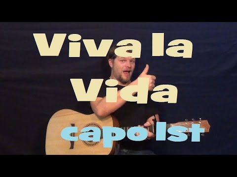 Viva La Vida (COLDPLAY) Guitar Lesson Easy Strum Beginner  How to Play Viva La Vida