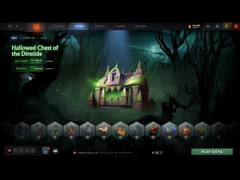 DOTA 2 | Opening  Diretide Treasure | hallowed chest of the diretide 2020