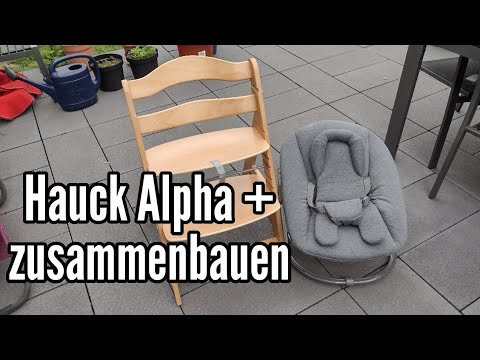 Hauck Alpha Plus Aufbau Anleitung zusammenbauen Hauck alpha + Hochstuhl