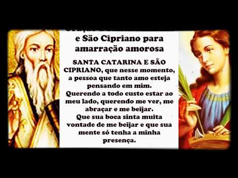 Oração a Santa Catarina e a São Cipriano  para Amarração amorosa,Se inscrever no CANAL