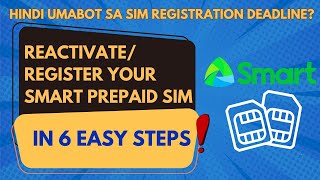 PAANO MAG-REACTIVATE O MAG-REGISTER NG SMART PREPAID SIM? | HOW TO REACTIVATE SMART PREPAID SIM