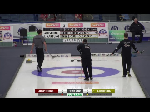 CURLSASK 2019 Tankard - Game B17 - Feb 7/19 3 pm - Armstrong vs J.Hartung