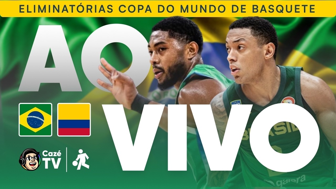 AO VIVO: BRASIL X COLÔMBIA | ELIMINATÓRIAS DA COPA DO MUNDO DE BASQUETE