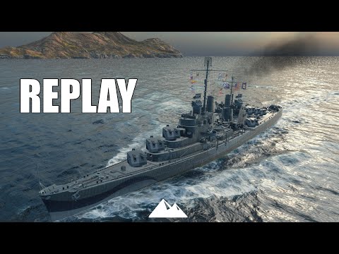 ATLANTA, wie 3679 base XP in einem Stufe 9 Gefecht? - World of Warships | [Replay] [Deutsch] [60fps]