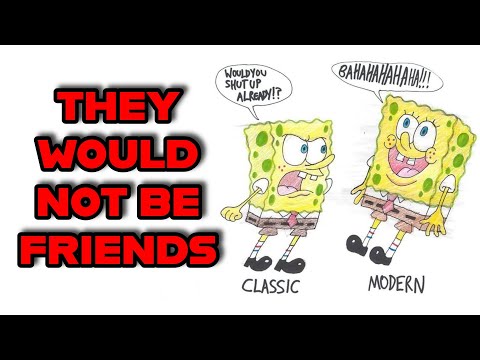 Classic Spongebob Would Not Get Along With Modern Spongebob