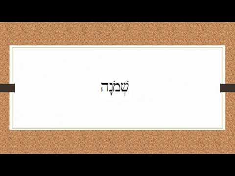 200 Biblical Hebrew Words Test |  Vokabeltext vor Hebraicum