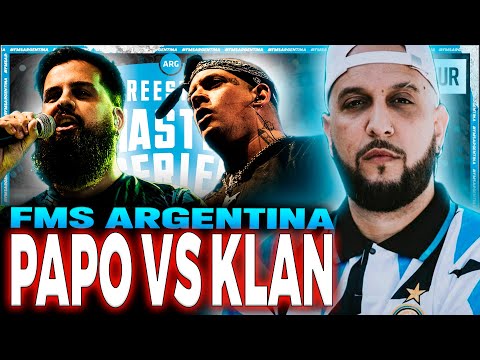 KLAN SE LA PUSO DIFÍCIL A PAPO | PIEZAS REACCIONA A PAPO VS KLAN | FMS ARGENTINA J9 2022