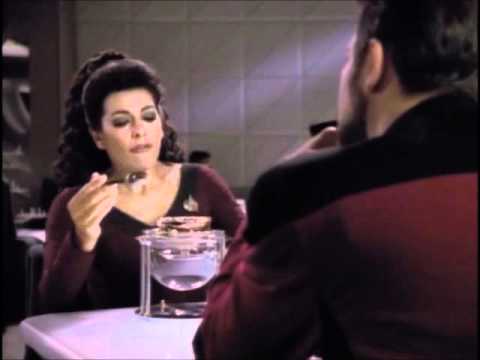 Deanna Troi likes her Chocolate
