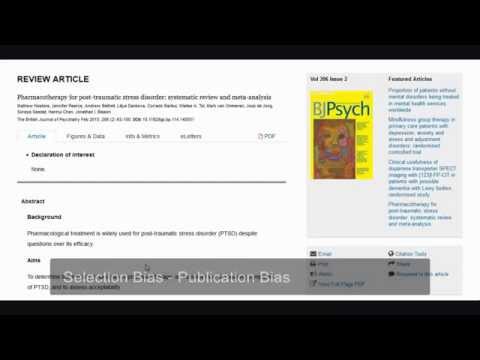 How to Appraise a Systematic Review and Meta Analysis in Clinical Practice | Meta Analysis Example