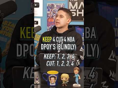 KEEP 4 CUT 4 NBA DPOY'S! DO YOU AGREE? #shorts  #basketball #nba #draymondgreen