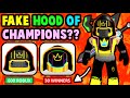 I Created A FAKE Hood Of Champions! (ROBLOX Battles Event)