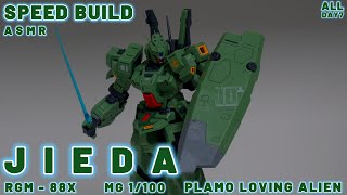 PLAMO LOVING ALIEN  RGM-88X  JIEDA MG 1/100 ㅣSpeed BuildㅣModel KitㅣASMR Build