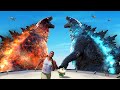 FRANKLIN And SHINCHAN Hunted By ELEMENTAL GODZILLA In GTA 5