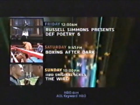 HBO promos, 6/26/2002, partial