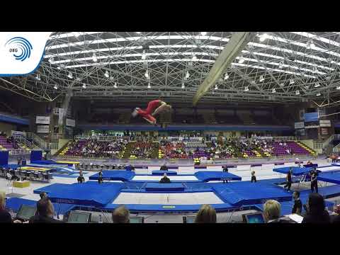 Joris GEENS & Simon DEBACKER (BEL) - 2016 Trampoline Synchro Europeans, final