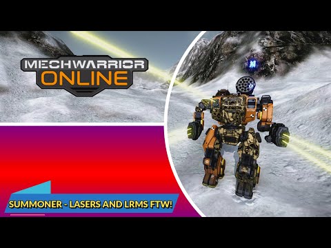 Mechwarrior Online - Summoner summoning missiles!  oh and lasers :)