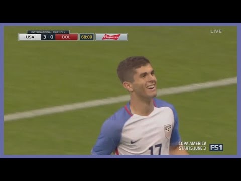 Christian Pulisic vs Bolivia (Home) 29/05/2016 | English Commentary | HD