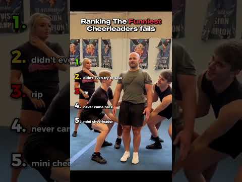 Ranking The Funniest Cheerleaders Fails #funny
