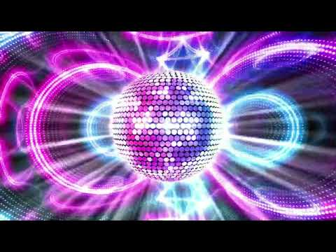 Mirror Ball Disco Lights Club Dance Party Glitter Background - 3 Hours VJ Loop