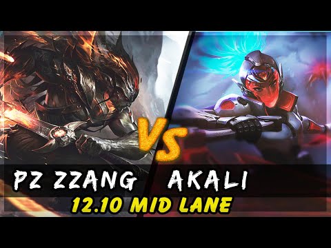 Pz Zzang - Yasuo vs Akali MID Patch 12.10 - Yasuo Gameplay