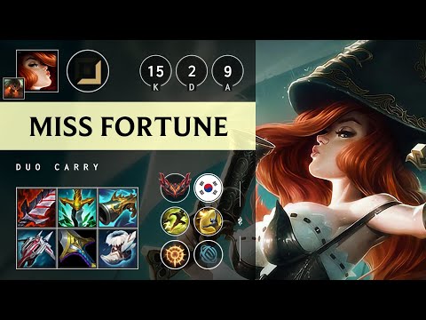 Miss Fortune ADC vs Ashe - KR Grandmaster Patch 25.21