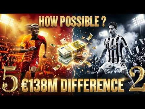 €408M Juventus vs €270M Galatasaray