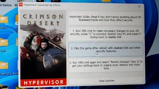 Hypervisor bypass repack installation guide Crimson Desert 