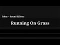 Running On Grass Sound Effect