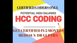 HCC-Medicare Risk Adjustment Coding-CRC Exam Preparation