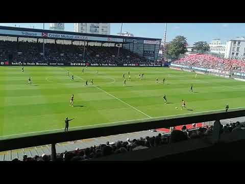 Brest vs Ajaccio 0-1 (goal Romain Hamouma)
