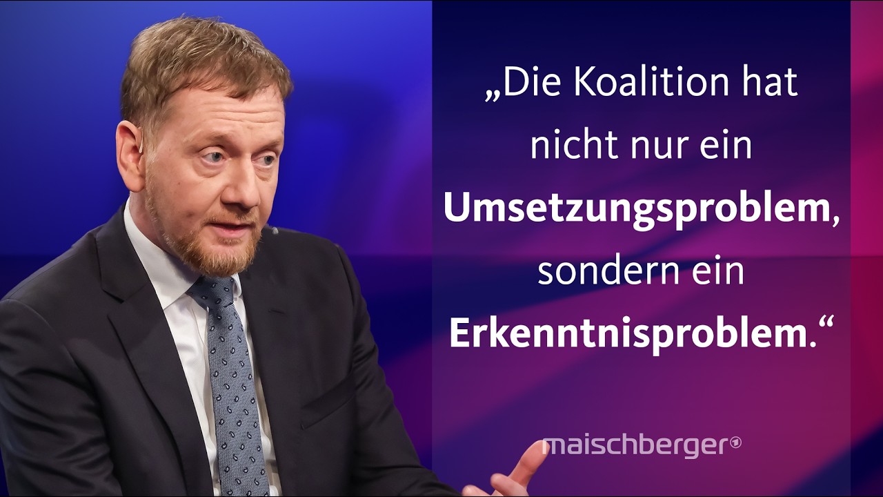 Welche Reformen braucht Deutschland? Michael Kretschmer (CDU) im Gespräch | maischberger