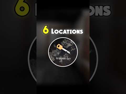 All Weapon Key Locations in Granny Game! - (Updated 1.8)