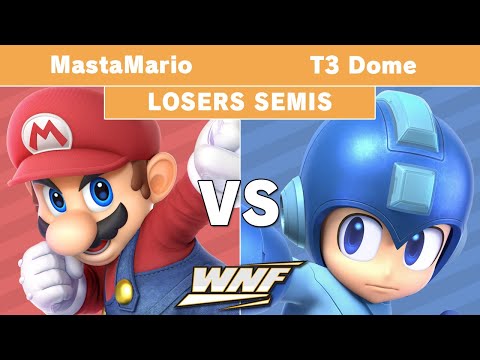 WNF 1.8 MastaMario (Mario) vs T3 Dome (Megaman) Losers Semis Smash Ultimate