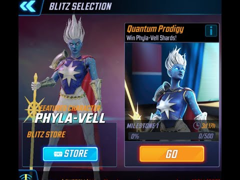 PHYLA VELL QUANTUM PRODIGY II MSF Battle II Marvel Strike Force