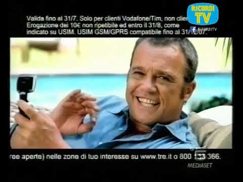 Spot Pubblicita Tv Fonino Tre con Claudio Amendola 2006 Canale5