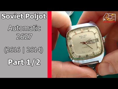 POLJOT cal. 2627 restoration | service of a soviet vintage wristwatch