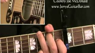 How To Play Country Joe McDonald Fixin' To Die Rag (full lesson)