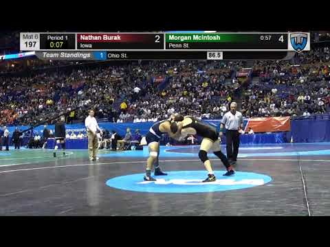 2015 NCAA Championships - 197 lbs - Morgan McIntosh vs Nathan Burak