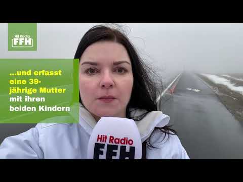 FFH-Reporterin Eva-Maria Lauber an der Unglücksstelle
