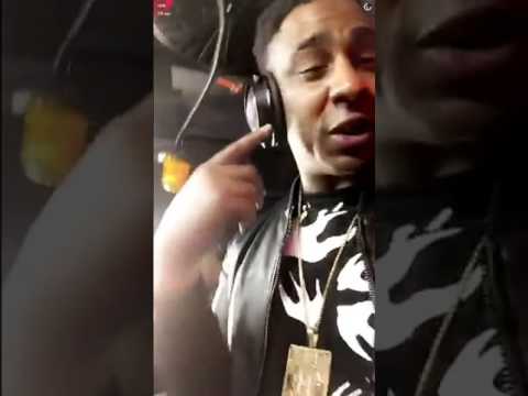 C Biz in the BBC studios with Young Tribez