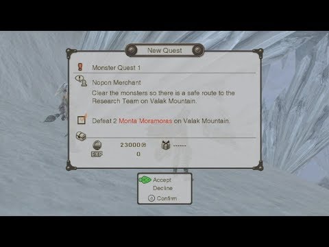 Xenoblade Chronicles - Monster Quest 1, 2, 3, & 4 - Valak Mountain