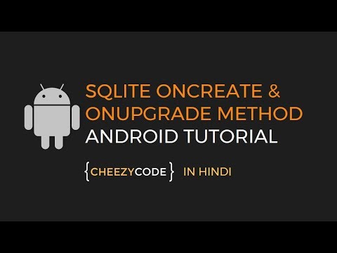 Android Sqlite Onupgrade Method Sqlite Database Tutorial 4 In Hindi